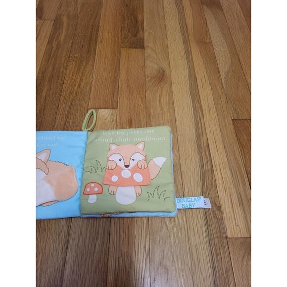 Douglas Baby "Shy Little Fox" Soft Cloth Crinkle Book – Plush Activity Toy for B - Picture 4 of 8